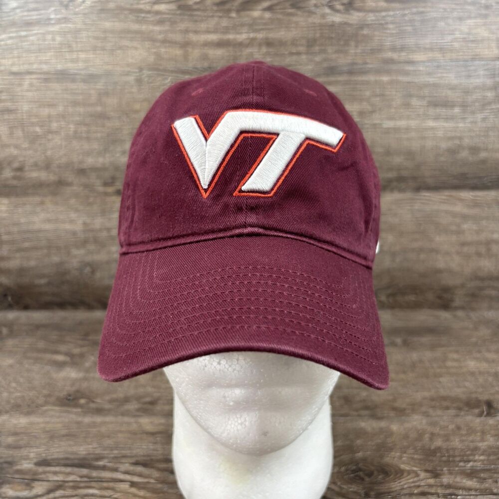 Virginia Tech Hokies Hat Cap Strap Back Mens One Size Burgundy Heritage86 Nike